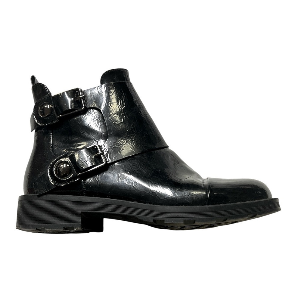 I Love Your Style Black Buckle Ankle Boots
